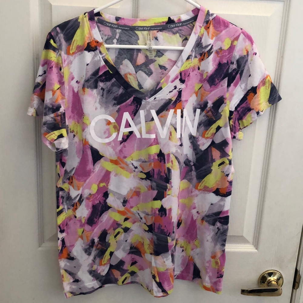 Calvin Klein Performance Tee Shirt Sz Large